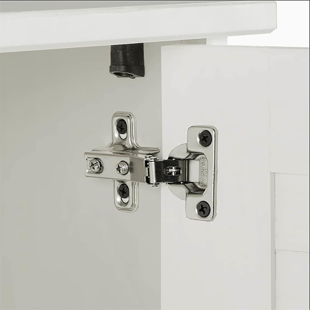 vidaXL Wasmachinekast met plank Honingbruin 72,5 x 27 x 161 cm
