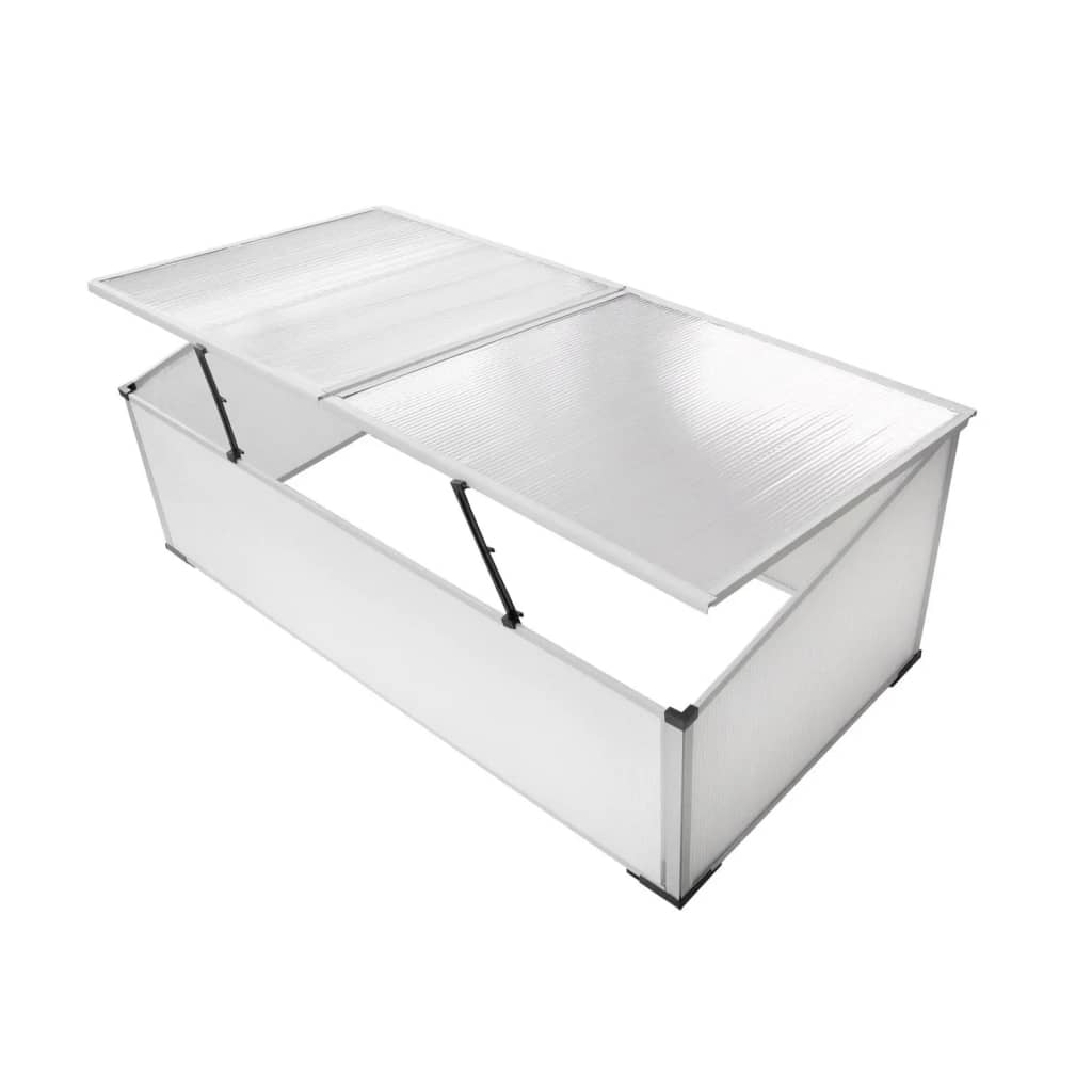 vidaXL Koude bak met 2 deksels 110x55x41 cm