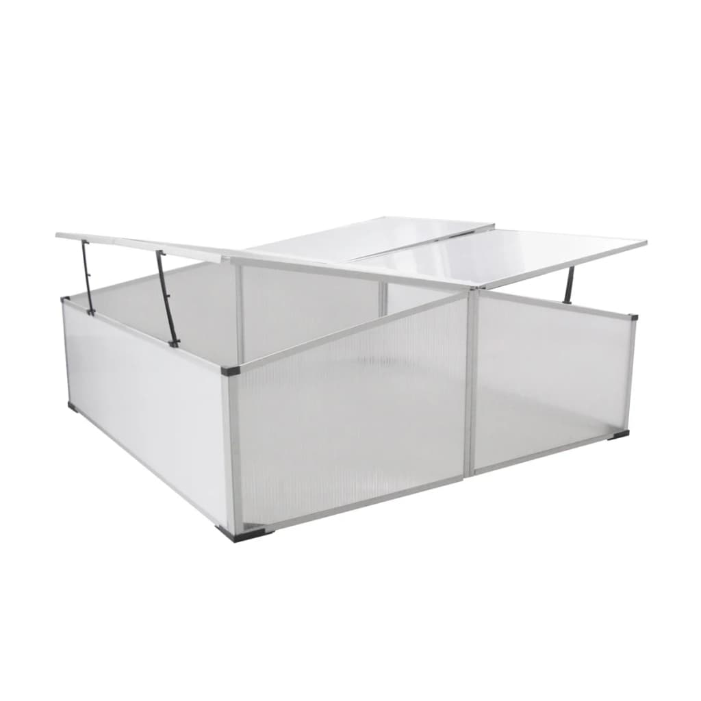 vidaXL Koude bak met 2 deksels 110x55x41 cm