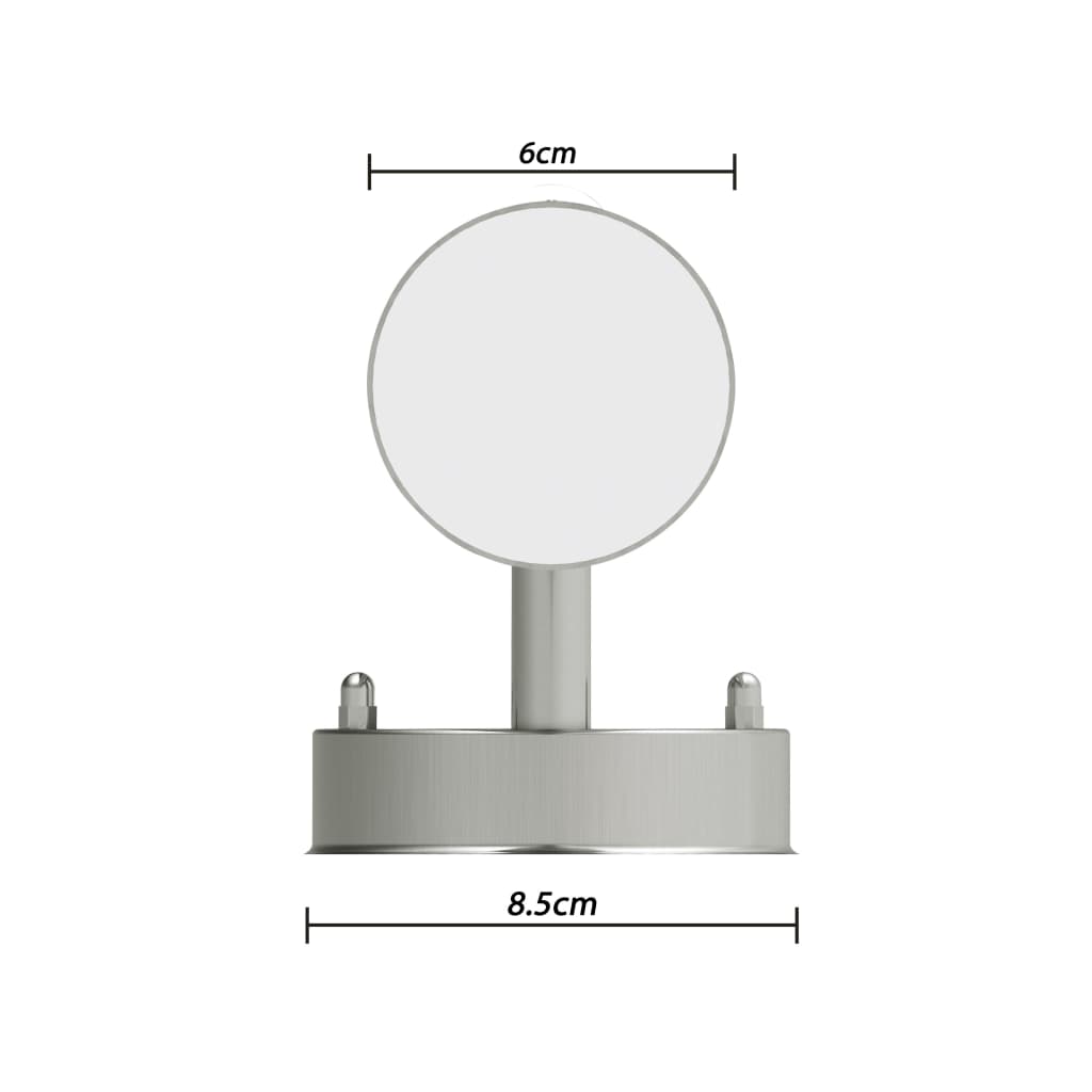 vidaXL Wandlamp voor binnen en buiten waterdicht RVS