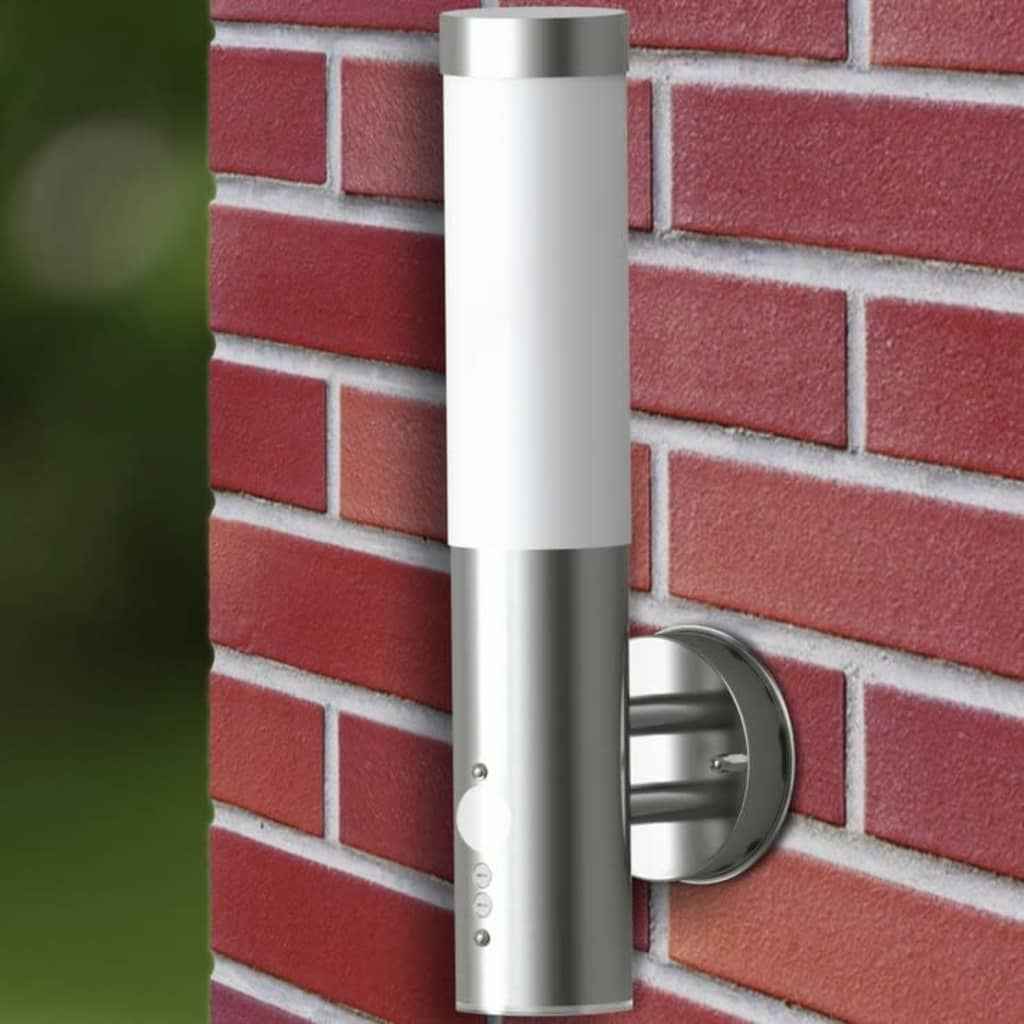 vidaXL Wandlamp voor binnen en buiten waterdicht RVS