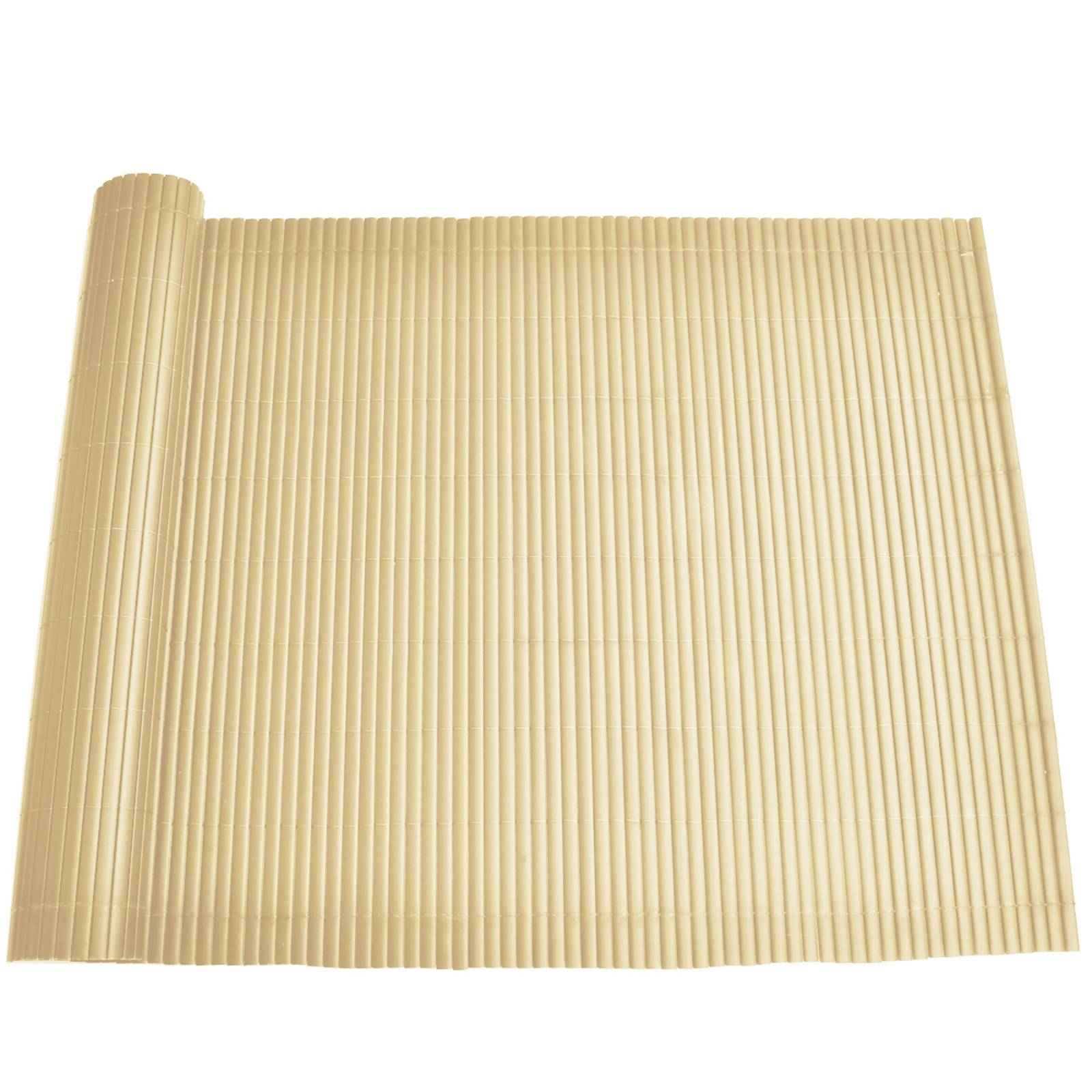 vidaXL Schuttingpanelen Geel PVC
