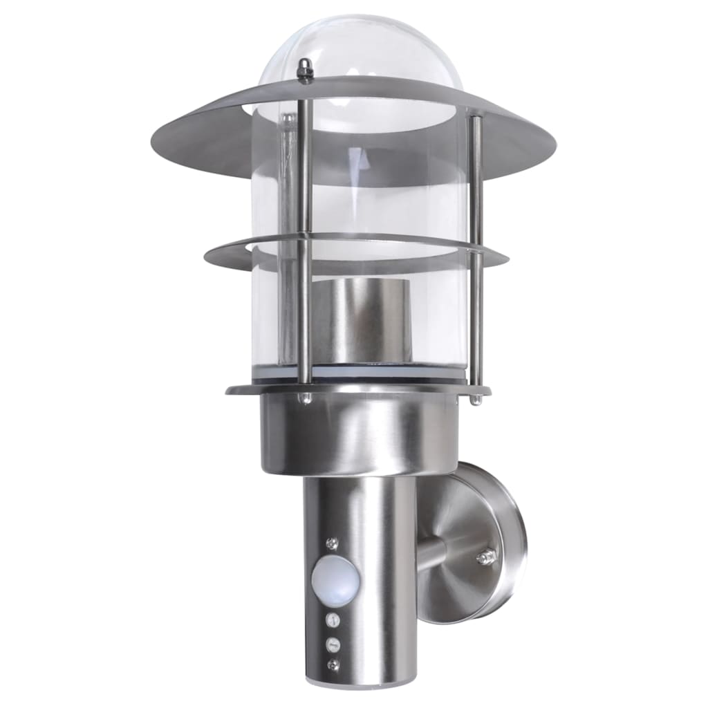 vidaXL Wandlamp roestvrijstaal