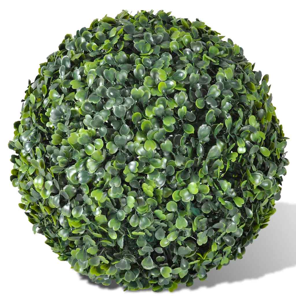 vidaXL Kunstplanten buxusbol 2 st 27 cm