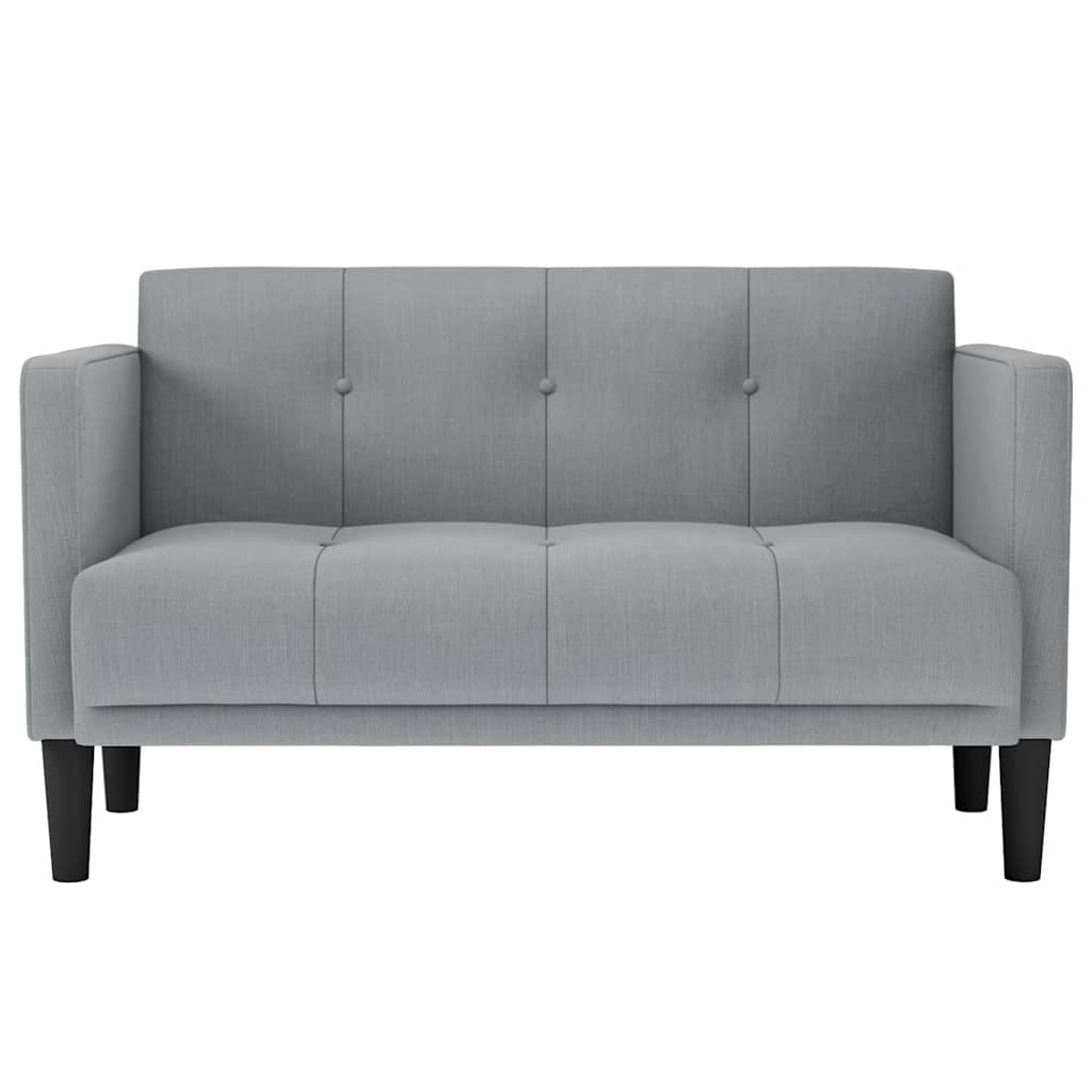 vidaXL Loveseat bank blauw 111 cm stof