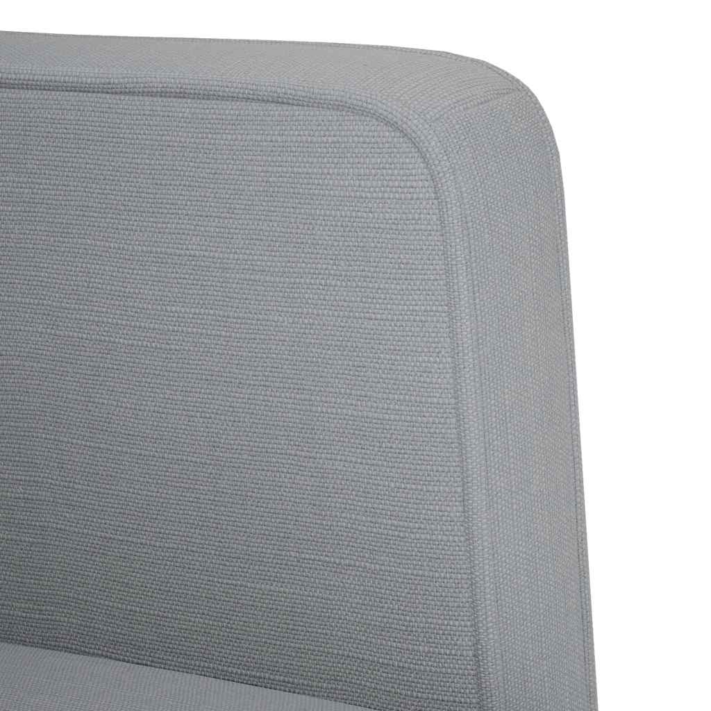 vidaXL Loveseat bank blauw 111 cm stof