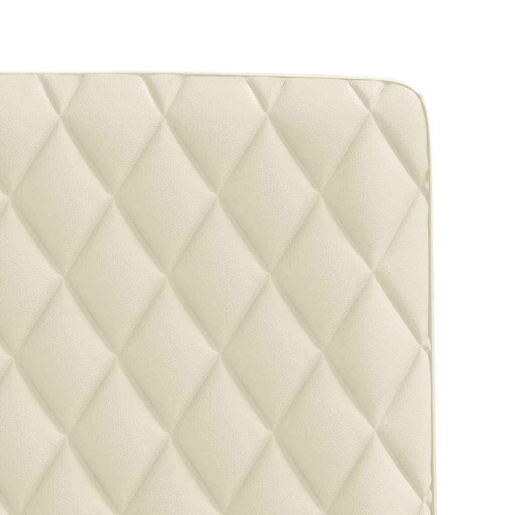 vidaXL Eetkamerstoelen 2 st kunstleer wit - Aashly