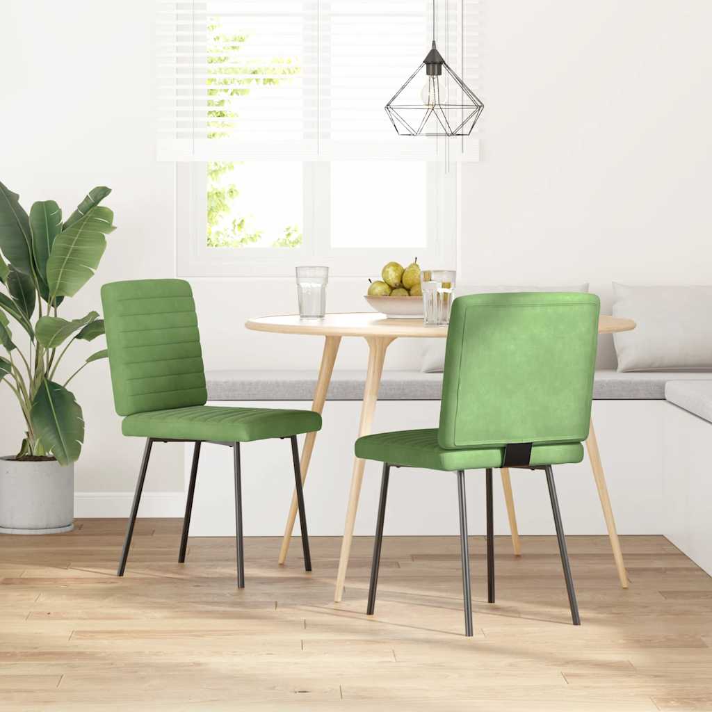 vidaXL Eetkamerstoelen 6 st fluweel zwart - Aashly