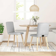 vidaXL Eetkamerstoelen 2 st stof donkergroen - Aashly