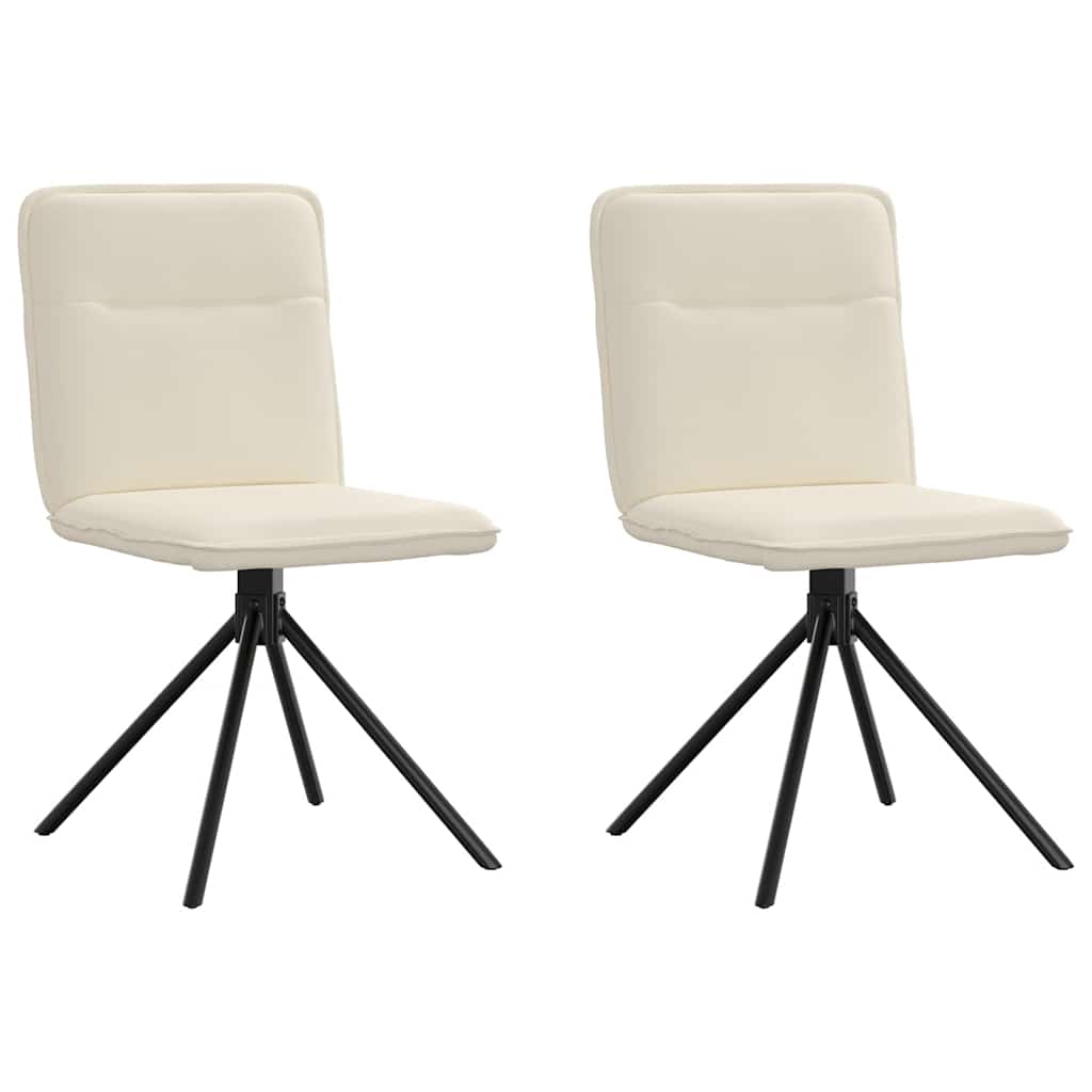 vidaXL Eetkamerstoelen 6 st stof donkergrijs - Aashly