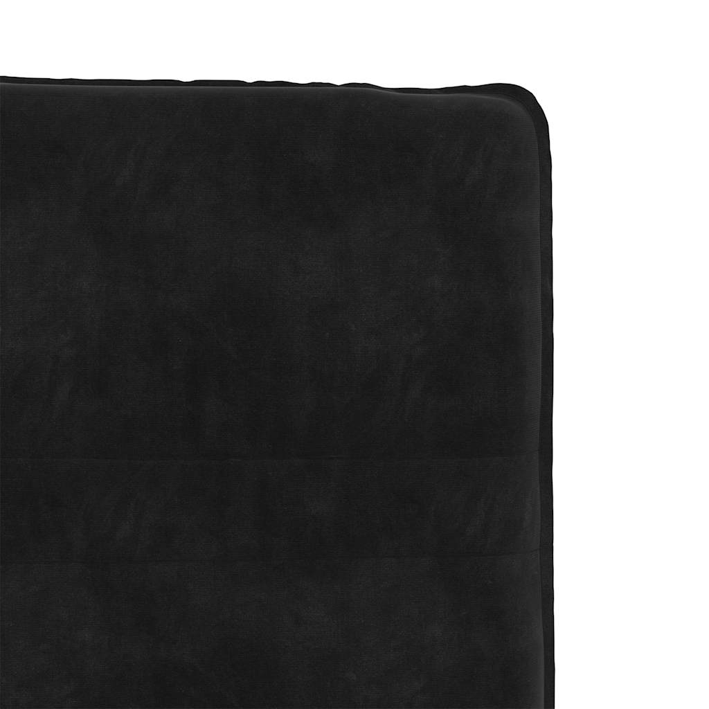 vidaXL Eetkamerstoelen 4 st fluweel zwart - Aashly
