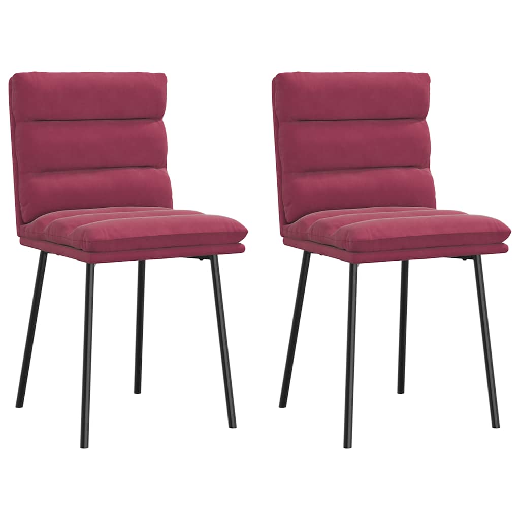vidaXL Eetkamerstoelen 4 st fluweel blauw - Aashly