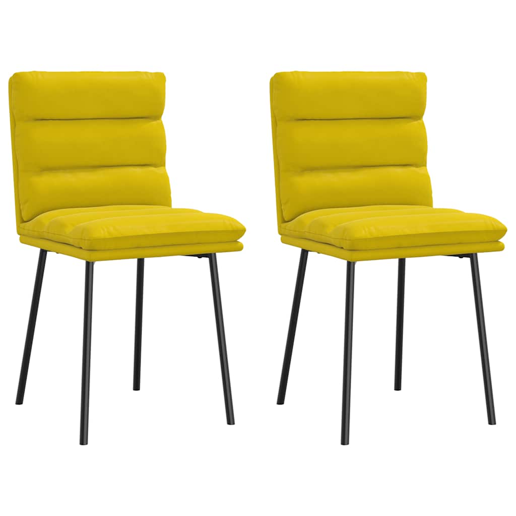 vidaXL Eetkamerstoelen 4 st fluweel blauw - Aashly
