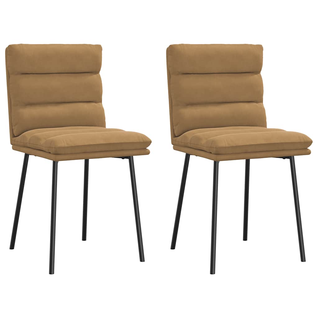 vidaXL Eetkamerstoelen 4 st fluweel blauw - Aashly