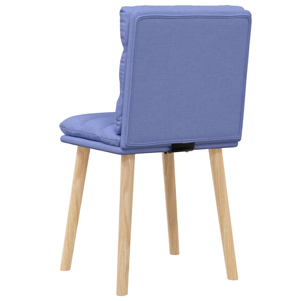 vidaXL Eetkamerstoelen 4 st stof crèmekleurig - Aashly