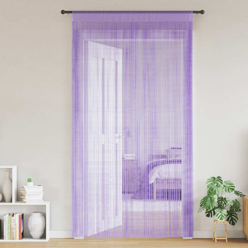 vidaXL Draadgordijnen 2 st 100x250 cm wit
