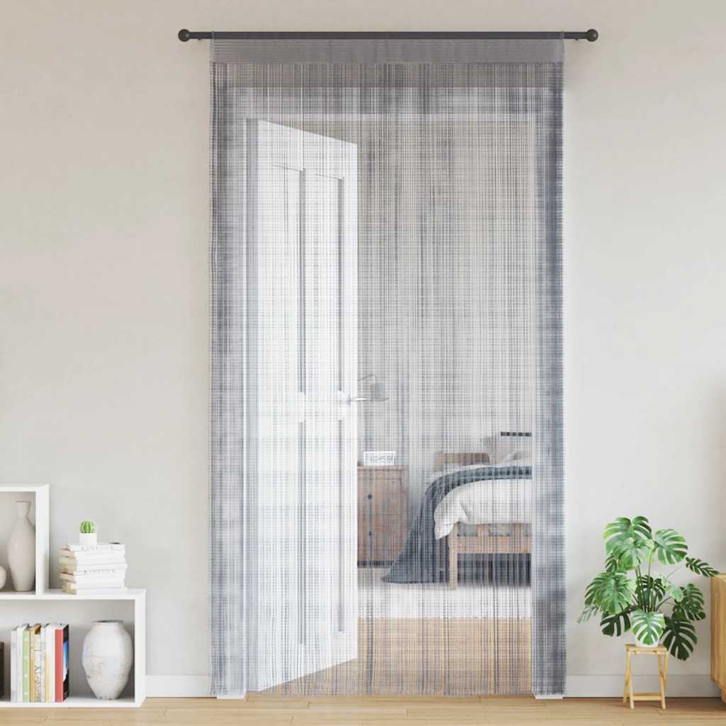 vidaXL Draadgordijnen 2 st 100x250 cm wit