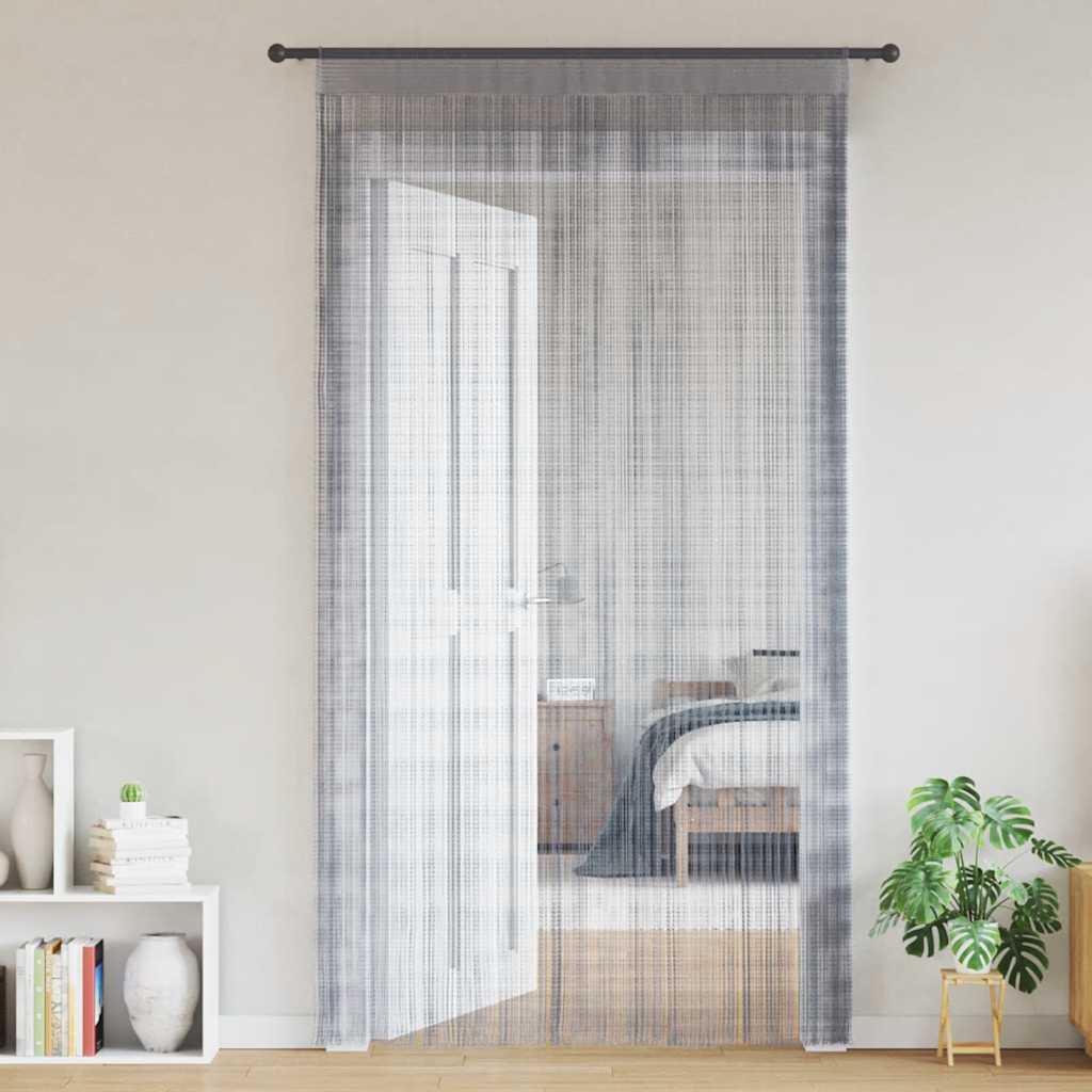 vidaXL Draadgordijnen 2 st 100x250 cm wit