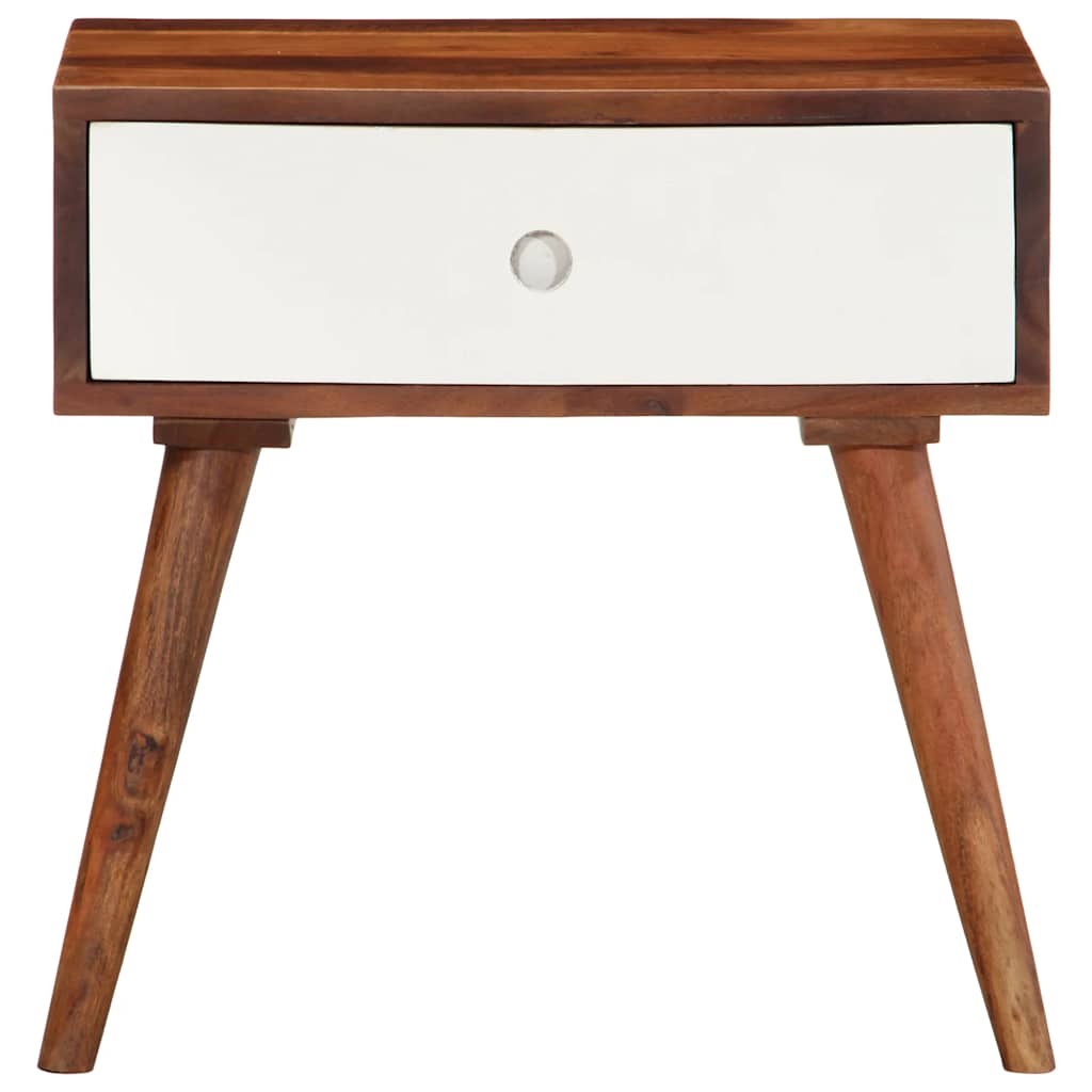 vidaXL Bijzettafel 45x30x45 cm massief acaciahout