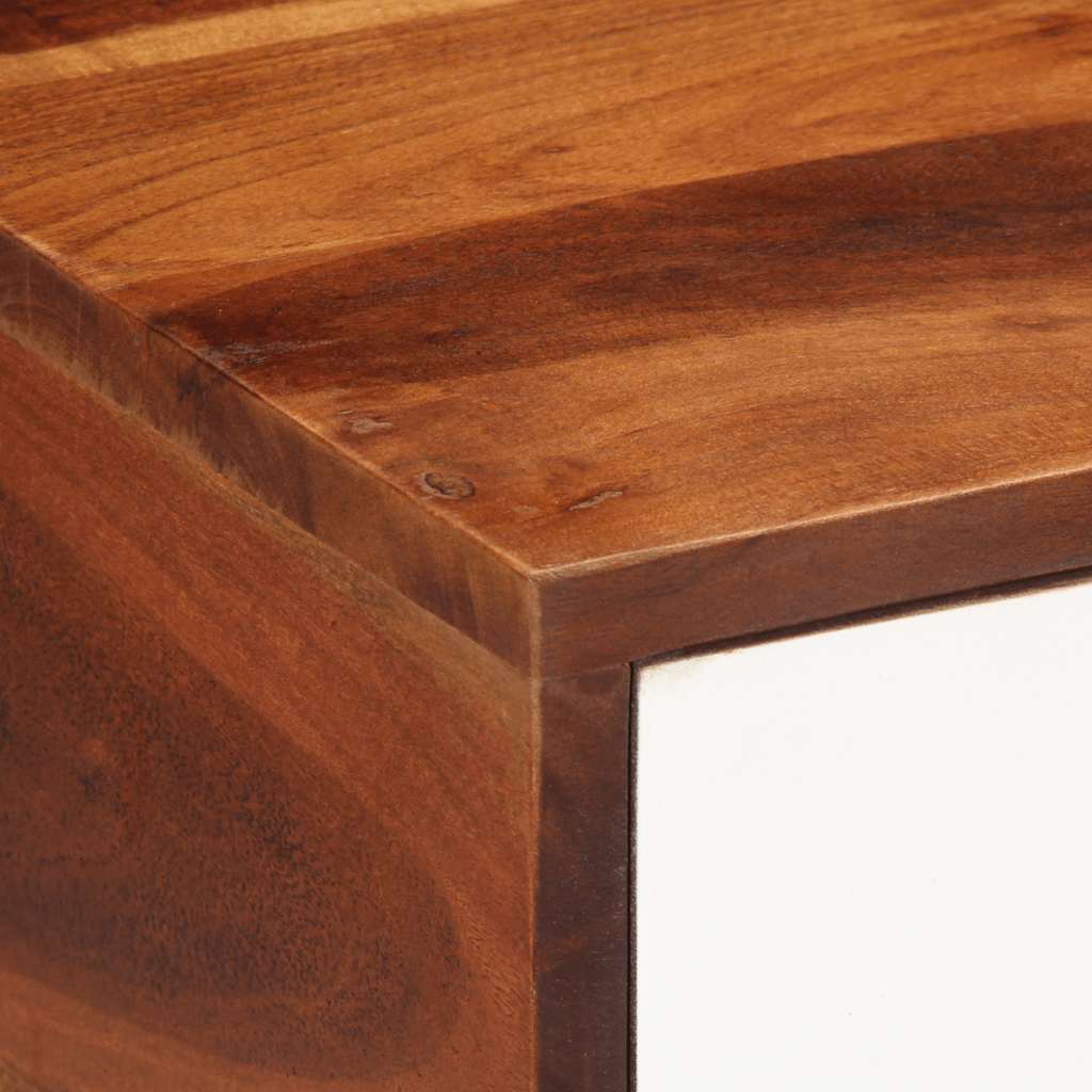 vidaXL Bijzettafel 45x30x45 cm massief acaciahout