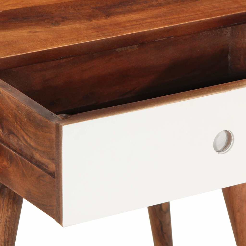 vidaXL Bijzettafel 45x30x45 cm massief acaciahout