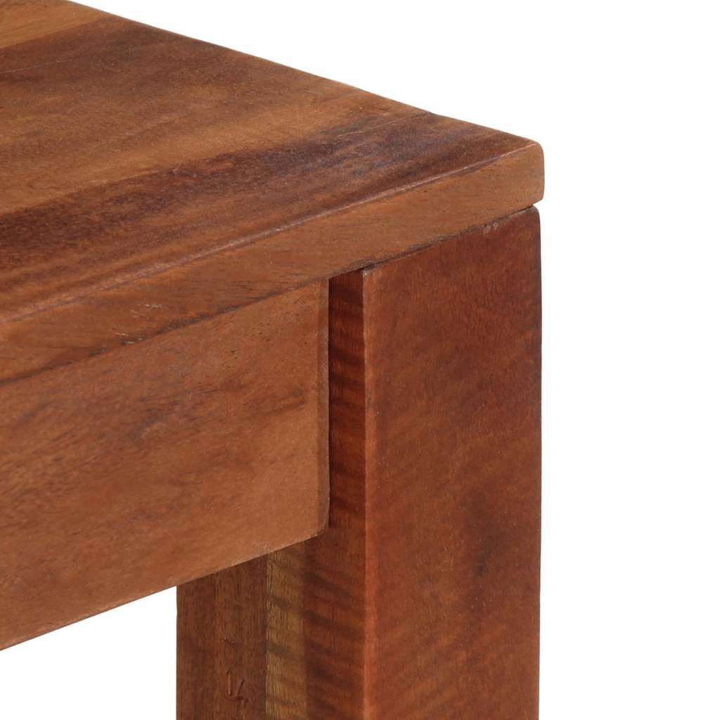 vidaXL Wandtafel 120x30x76 cm massief acaciahout