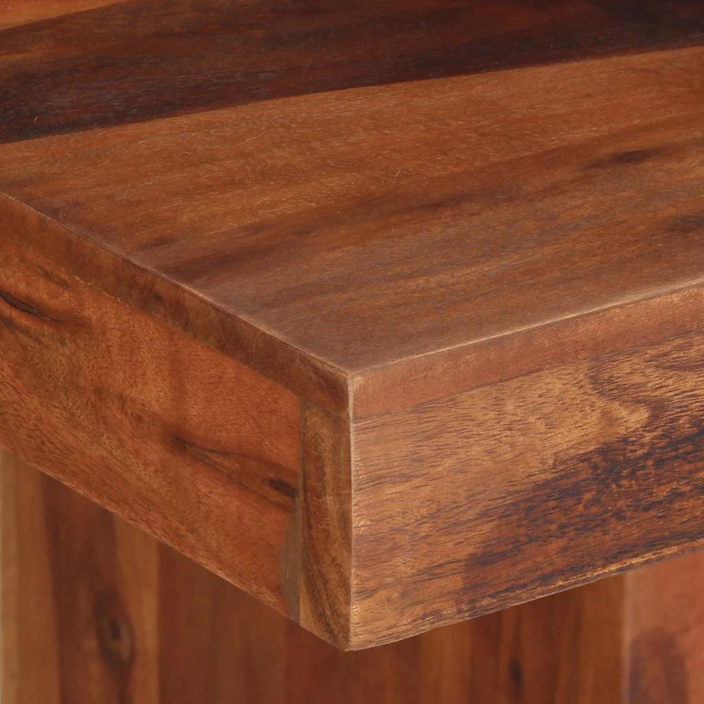 vidaXL Eettafel 120x120x77 cm massief acaciahout