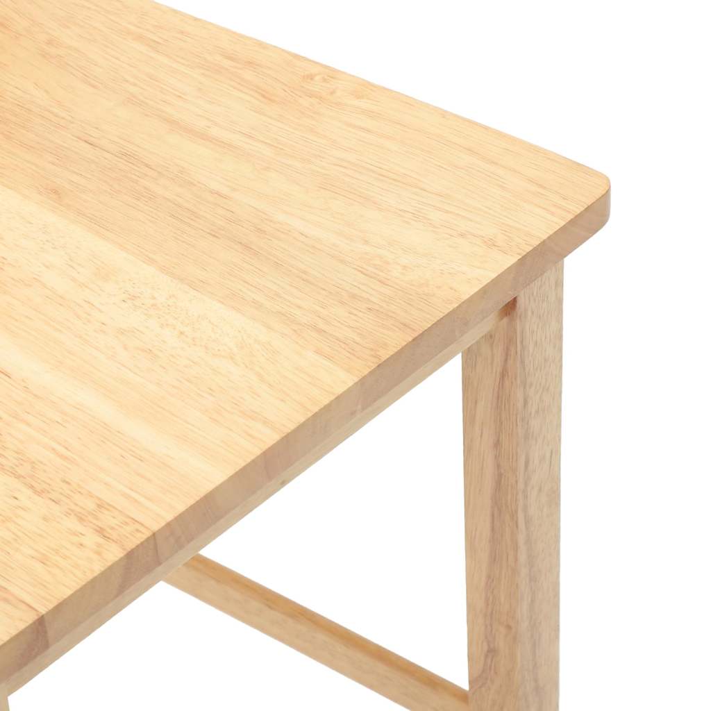 vidaXL Barkrukken met kussens 2 stuks Bruin massief hout rubber