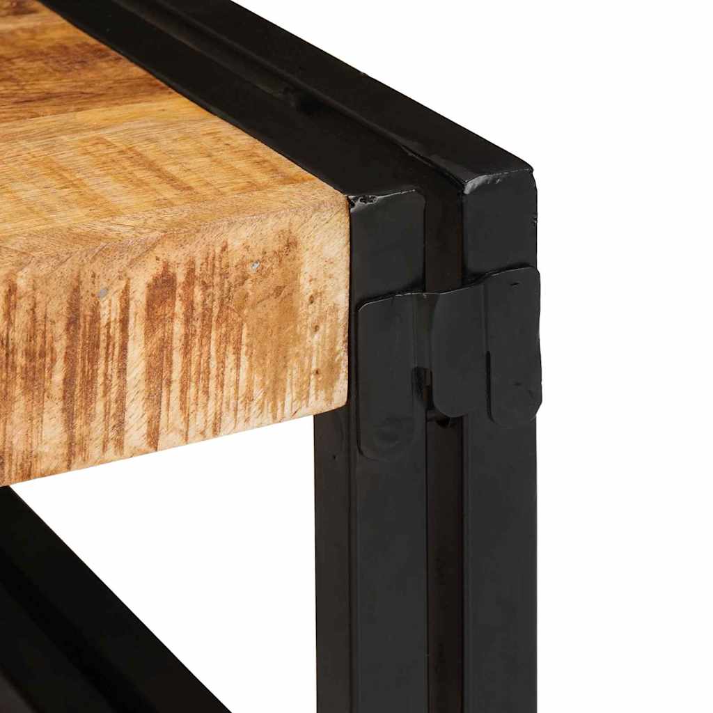 vidaXL Badkamerplank 40 x 50 x 23 cm Massief mango hout, ijzer