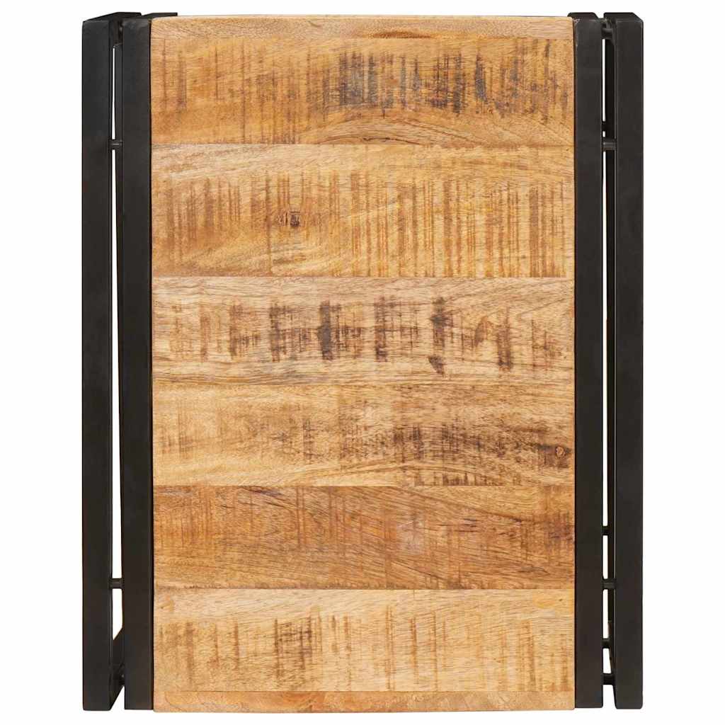 vidaXL Badkamerplank 40 x 50 x 23 cm Massief mango hout, ijzer