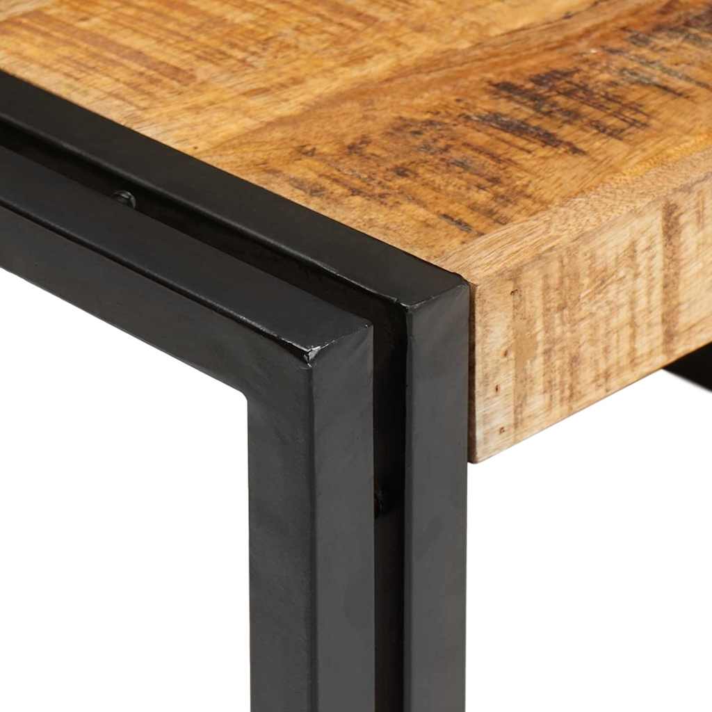 vidaXL Badkamerplank 40 x 50 x 23 cm Massief mango hout, ijzer