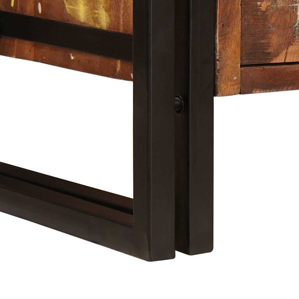 vidaXL Wastafelonderkast 71 x 33 x 58 cm Massief Mango Hout, Ijzer