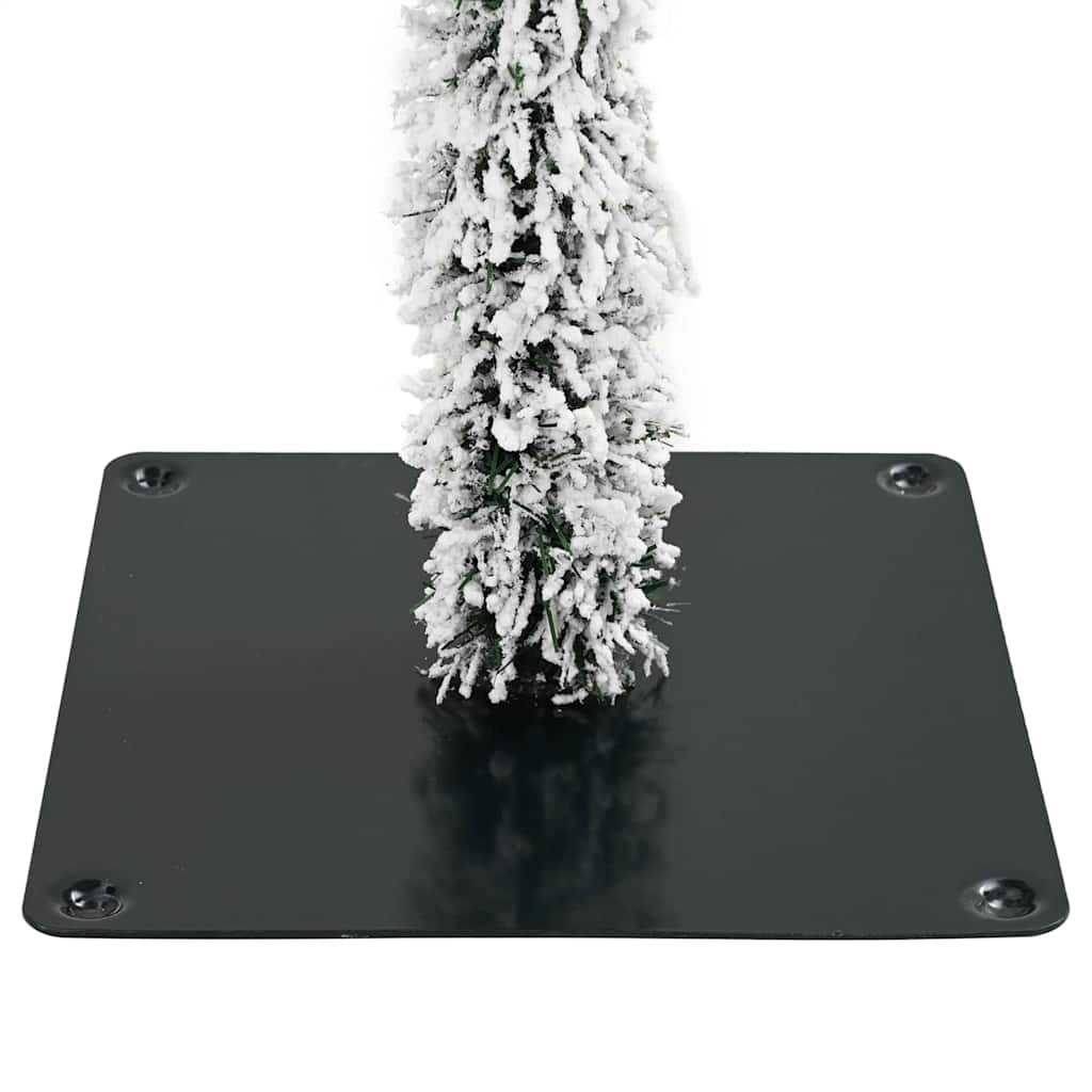 vidaXL Kunstkerstboom Wit 76 x 76 x 180 cm Polyethyleen en Metaal