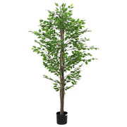 vidaXL Kunst Ficus Plant 2016 Bladeren 300 cm groen - Aashly