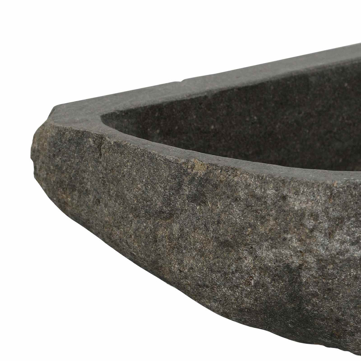vidaXL Wand Gemonteerde Hoekkom Grijs (30-37) x (30-37) x 12 cm