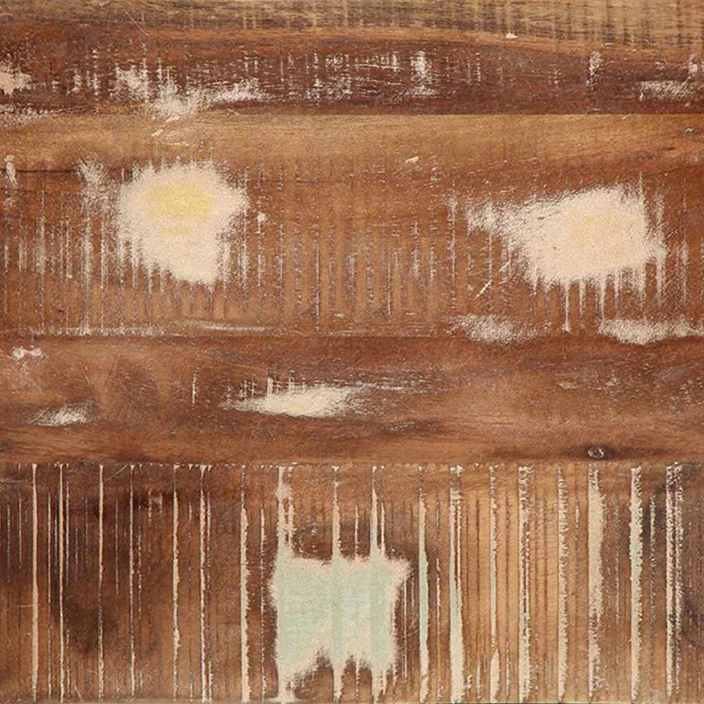 vidaXL Nachtkastje 40x32x46 cm massief ruw mangohout - Aashly