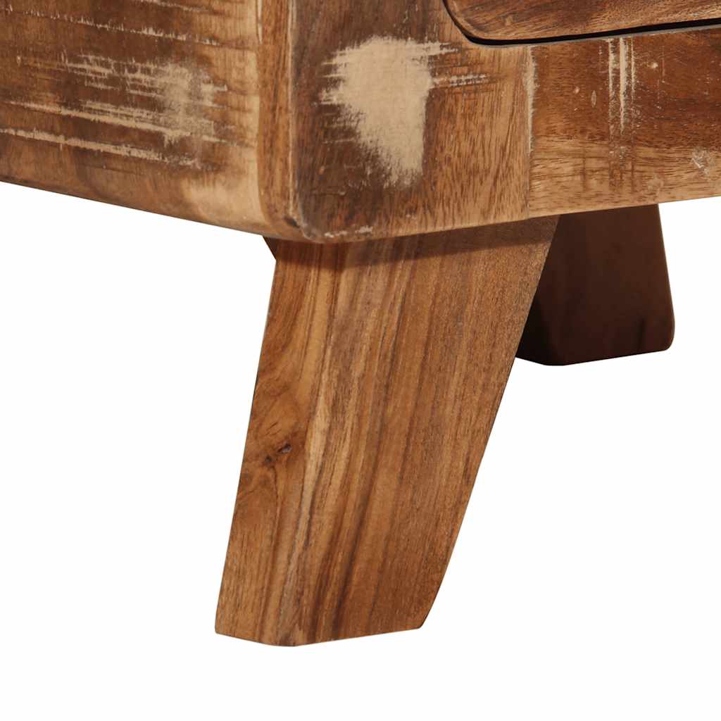 vidaXL Nachtkastje 2 st 37x32x50 cm massief gerecycled hout - Aashly