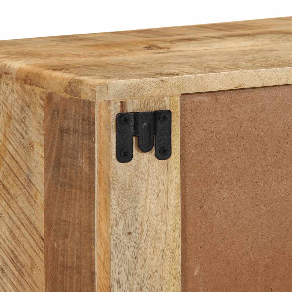 vidaXL Tv-meubel wandmontage 100x32x25 cm massief gerecycled hout - Aashly