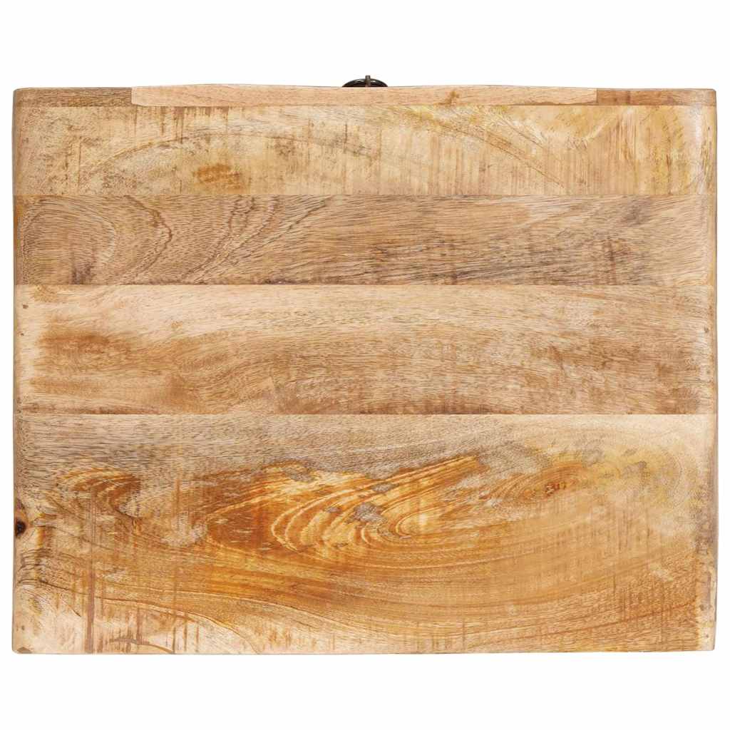 vidaXL Eindtafels met lade Bruin 40 x 32 x 46 cm massief mangohout
