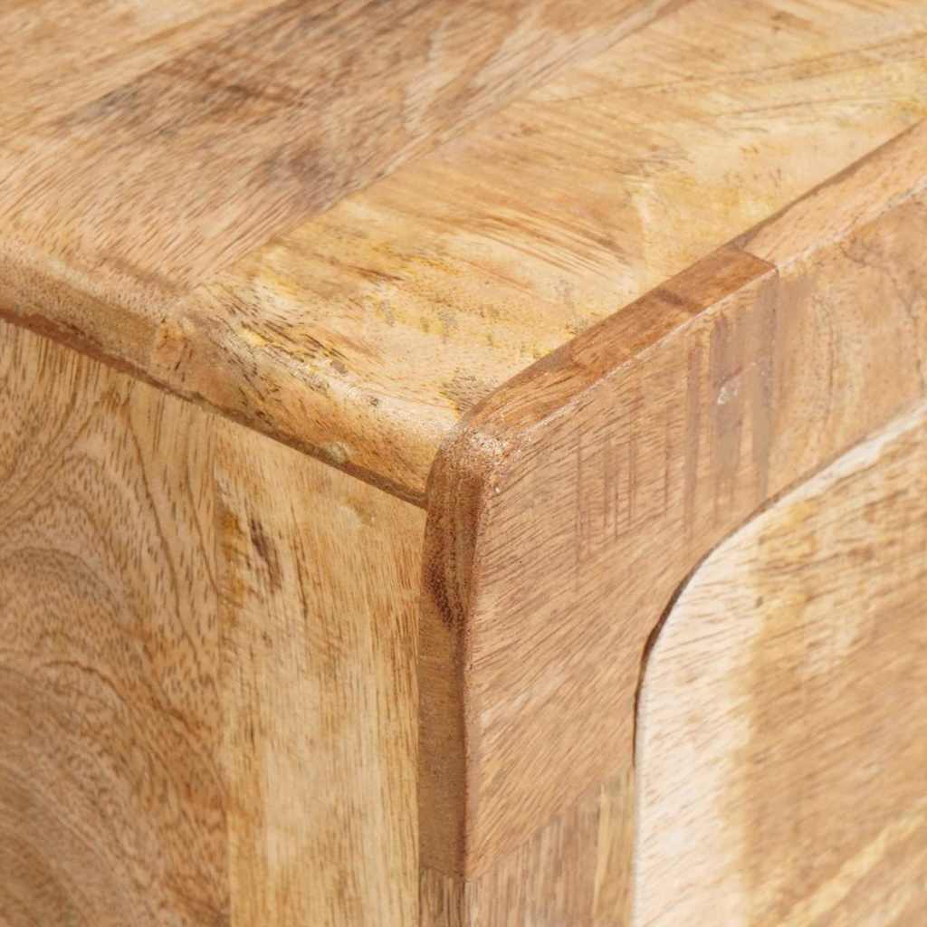 vidaXL Eindtafels met lade Bruin 40 x 32 x 46 cm massief mangohout