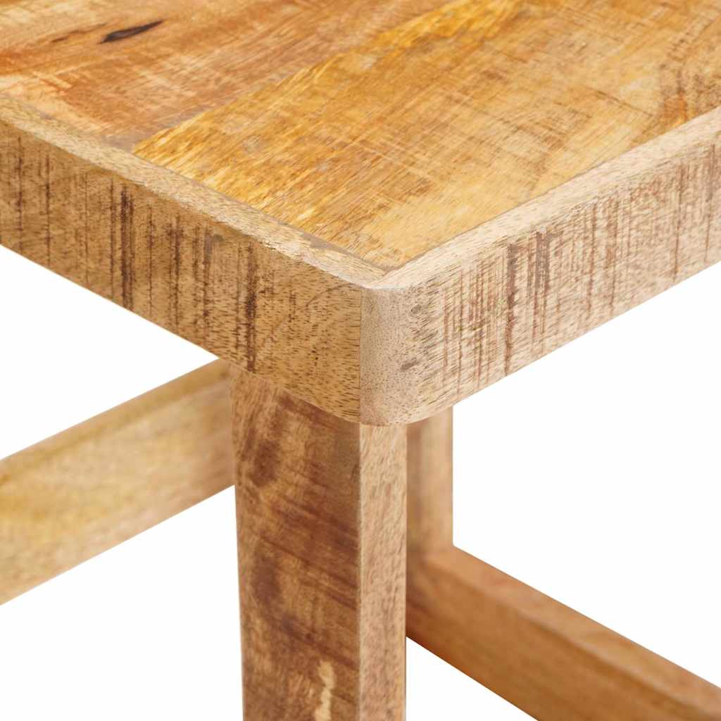 vidaXL Eindtafels Bruin massief mangohout