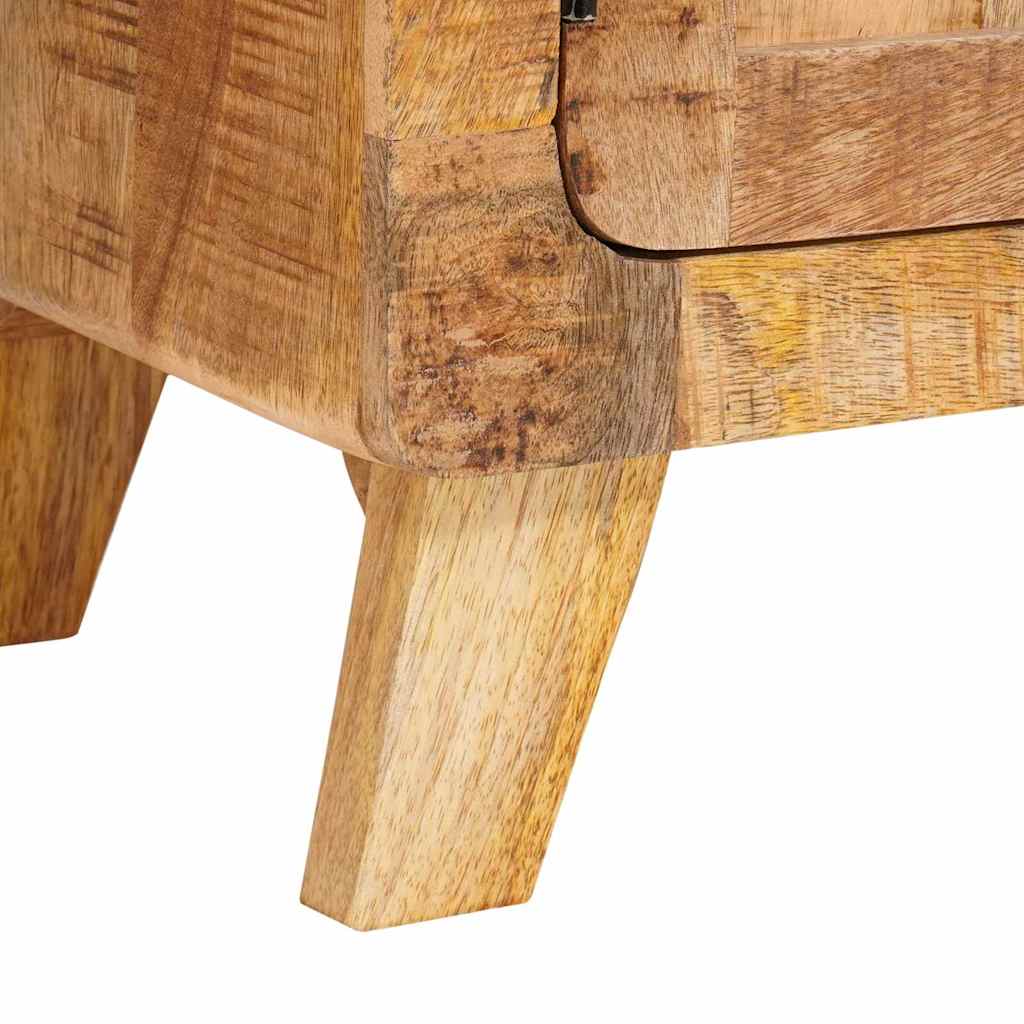 vidaXL Badkamer Kast Bruin Massief Mangohout, Geengineerd hout