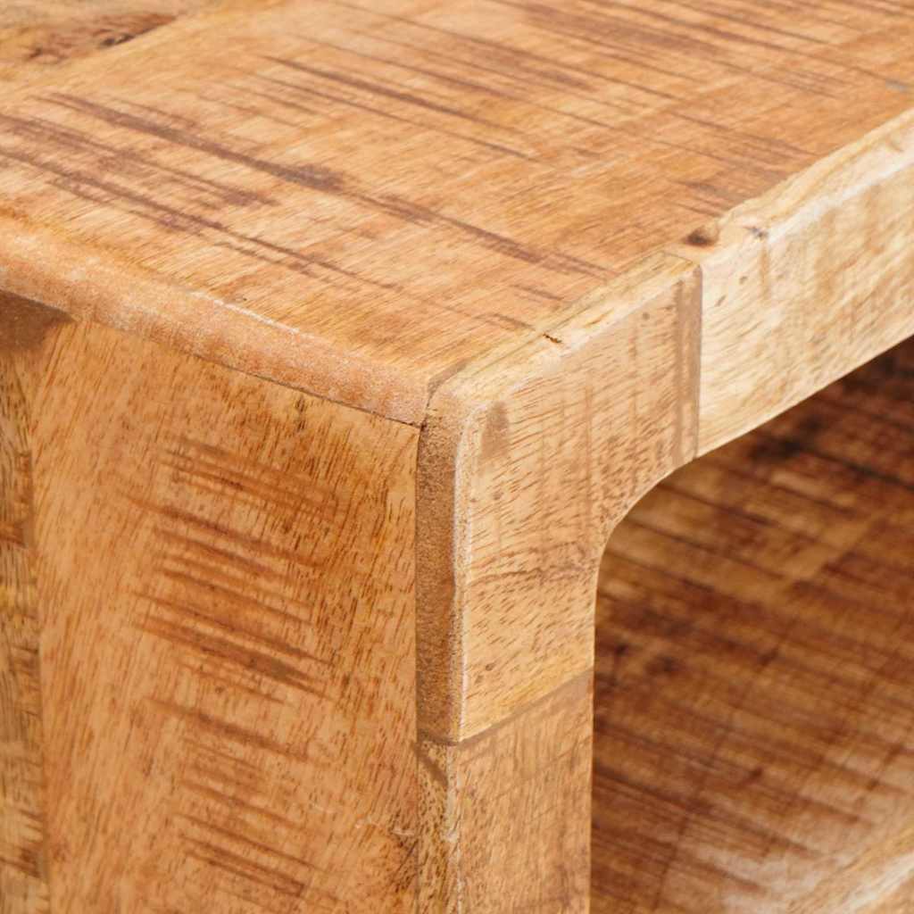 vidaXL Slaapkamer Kaptafels met plank met opslag Massief mango hout