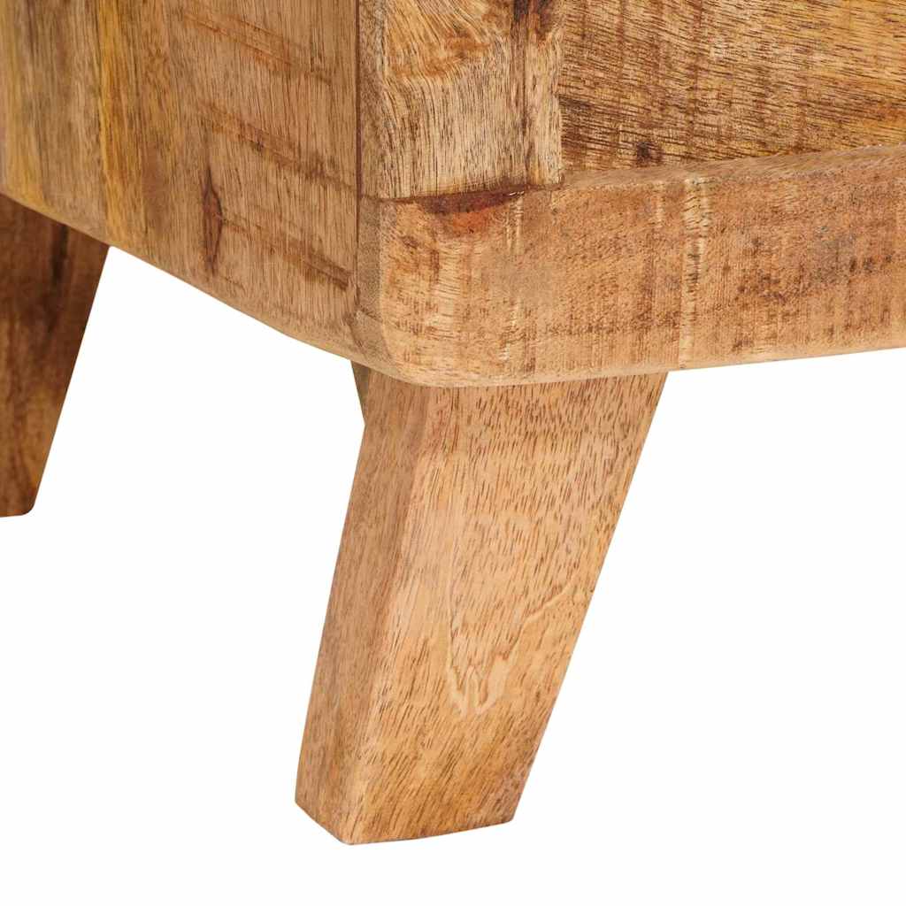 vidaXL Opslagdoos met opslag 70 x 35 x 40 cm massief mangohout