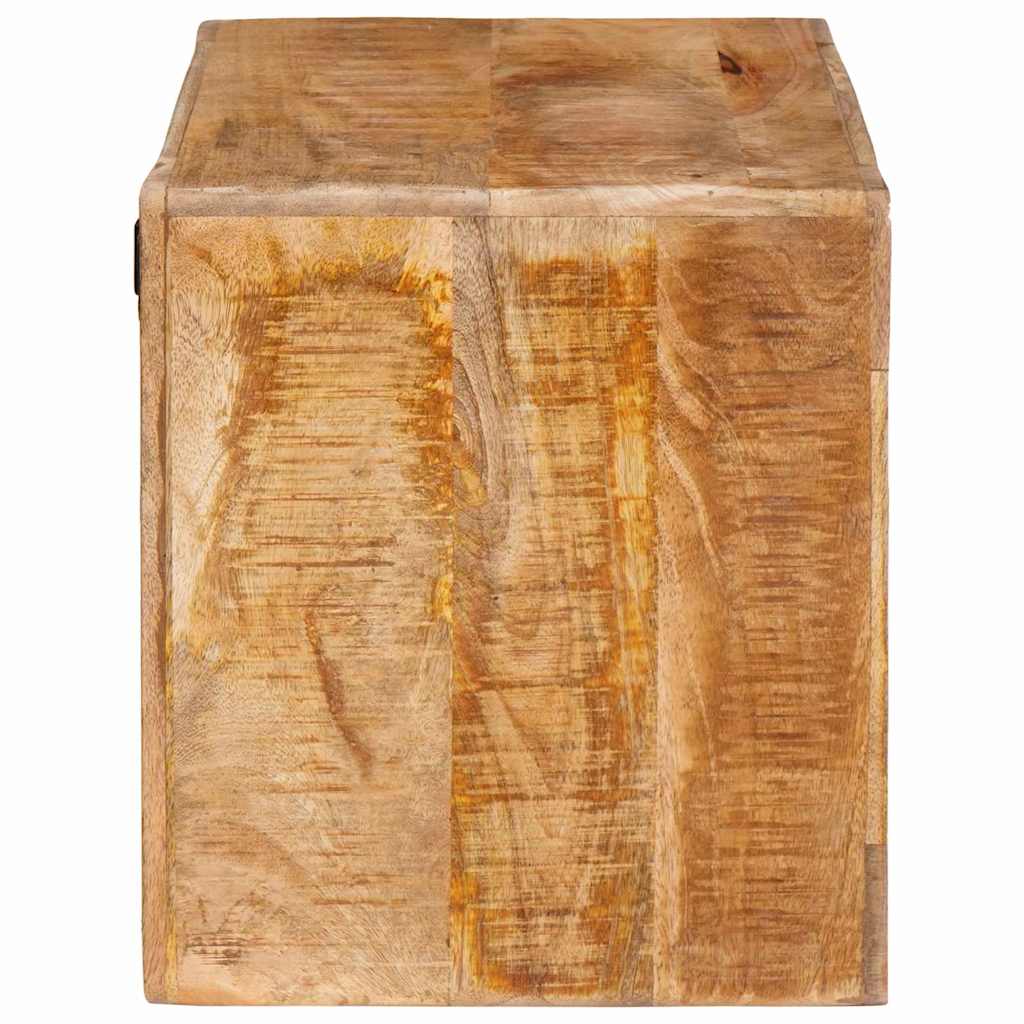 vidaXL Wijnrek Wandgemonteerd Bruin 44 x 30 x 35 cm Massief mango hout