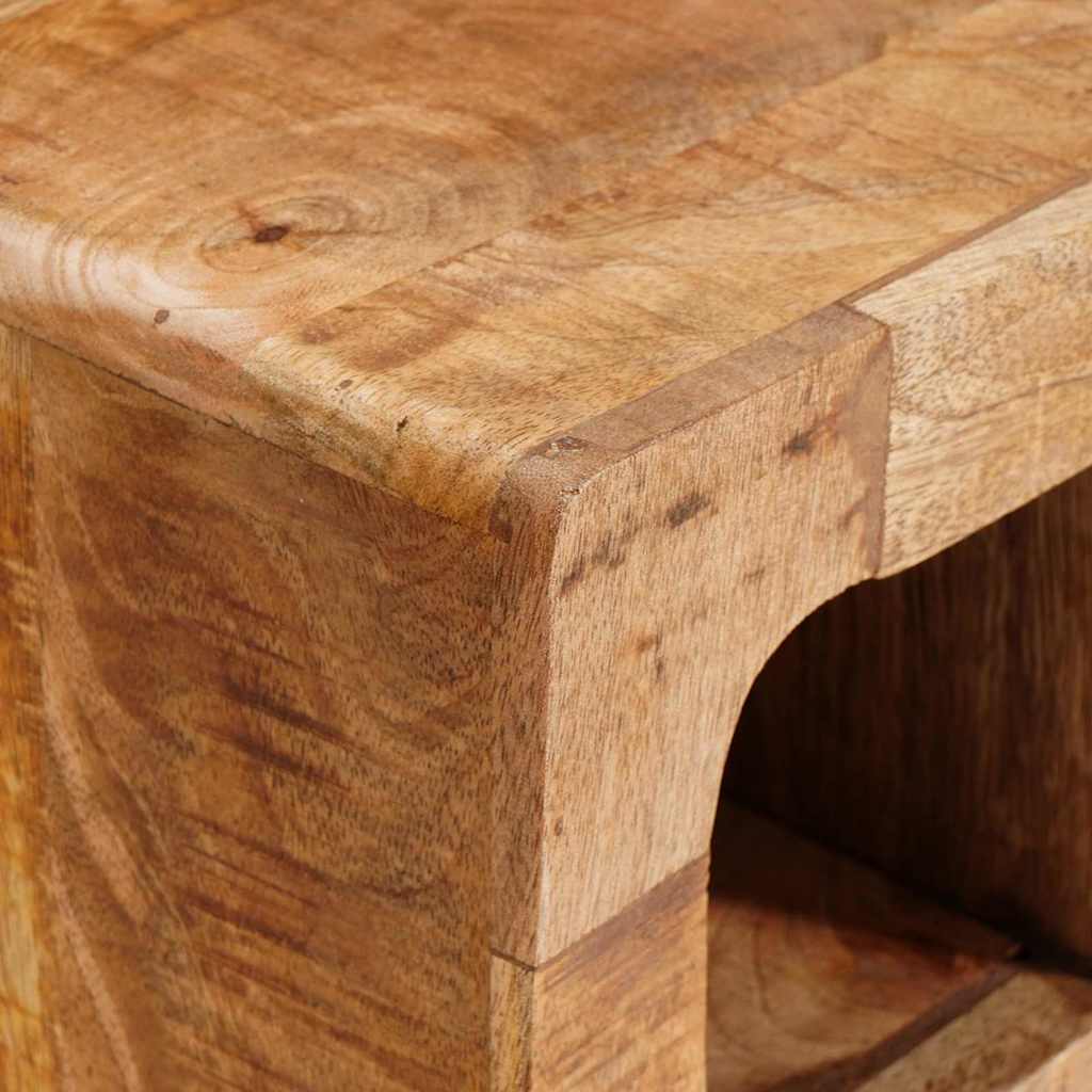 vidaXL Wijnrek Wandgemonteerd Bruin 44 x 30 x 35 cm Massief mango hout