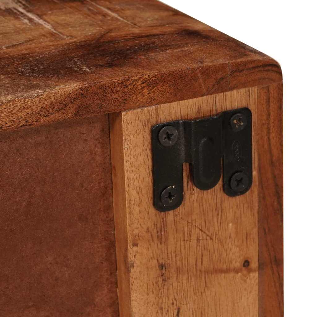 vidaXL Wandkastje met lade Bruin 40 x 30 x 36 cm massief mangohout