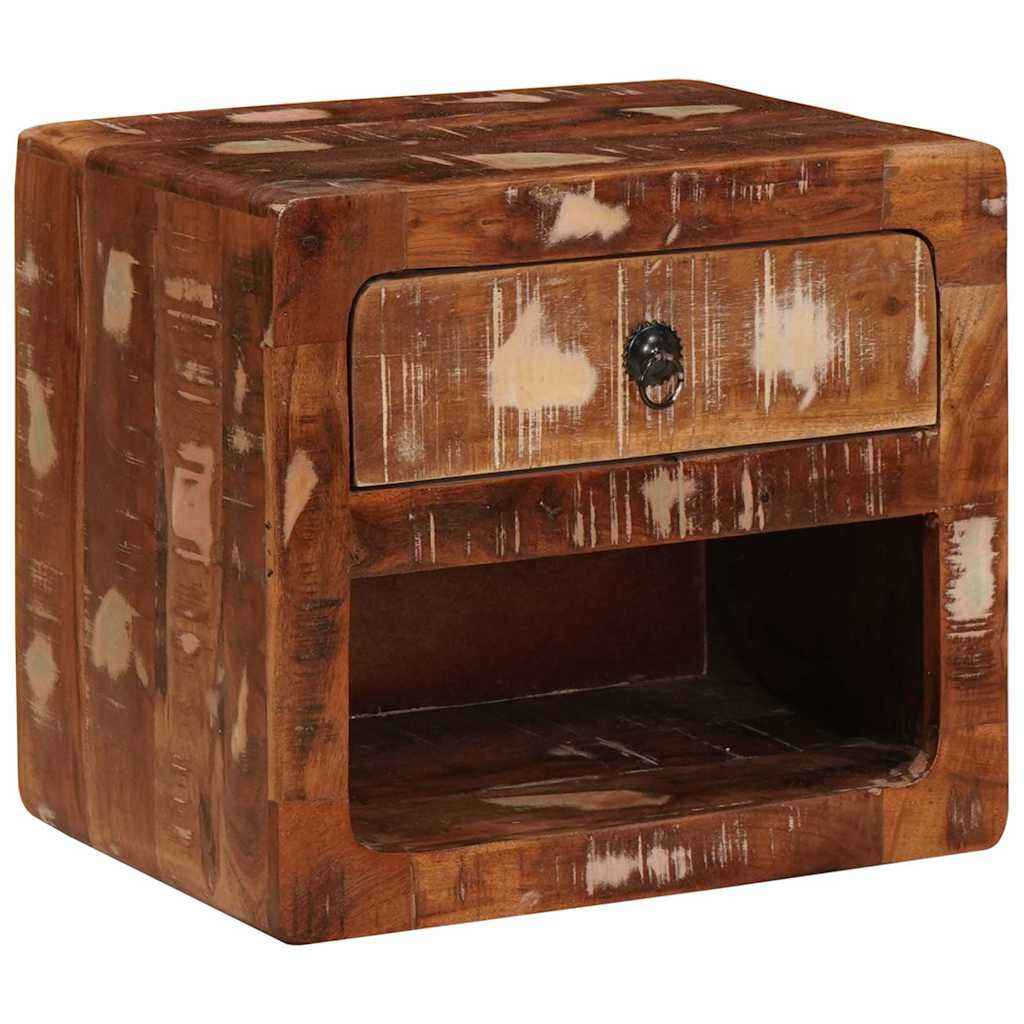 vidaXL Wandkastje met lade Bruin 40 x 30 x 36 cm massief mangohout
