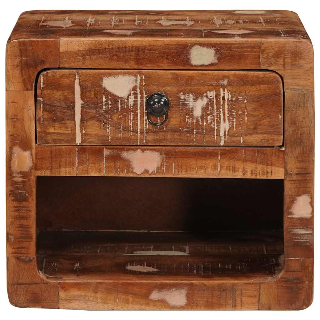 vidaXL Wandkastje met lade Bruin 40 x 30 x 36 cm massief mangohout