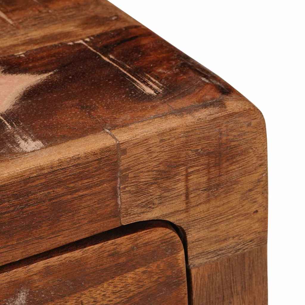 vidaXL Wandkastje met lade Bruin 40 x 30 x 36 cm massief mangohout